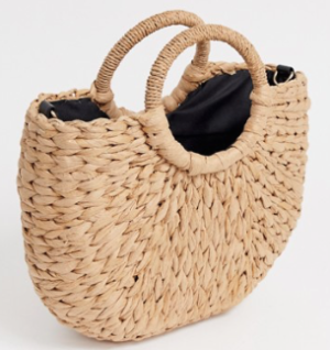 Warehouse – Petit sac à main en paille