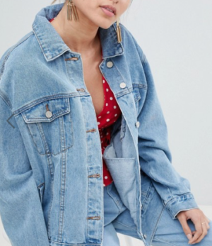 Missguided – Veste oversize en jean