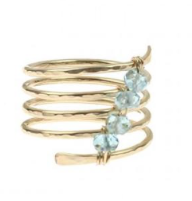 Coil Stone Ring NASHELLE