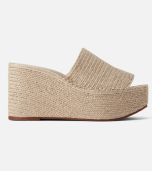 NATURAL JUTE PLATFORM WEDGES ZARA
