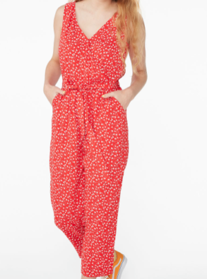 Sleeveless tie-waist jumpsuit MONKI
