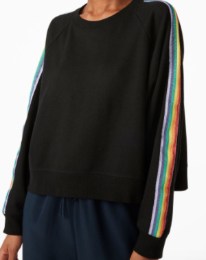 Rainbow stripe sweatshirt MONKI