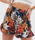 Boohoo – Short à imprimé tropical
