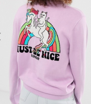 RIPNDIP – My Little Nerm – Sweat-shirt – Violet