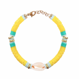 LABELLE collection Bracelet CAURI SURFEUR – natural & yellow