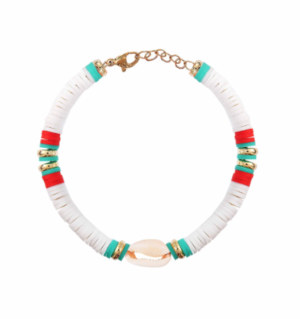 LABELLE collection Bracelet CAURI SURFEUR – white & white