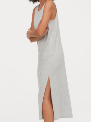 Robe débardeur gris casual h&m