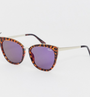 Quay Australia – Honey – Lunettes de soleil motif écaille