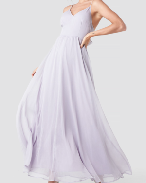 Tie Back Detail Maxi Dress Violet NA-KD Party