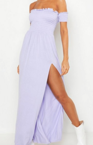 Robe froncée & Manches boohoo