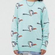 Disney The Lion King x ASOS DESIGN – Pull décontracté unisexe avec motif Zazu en maille