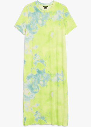 Tie dye t-shirt dress MONKI