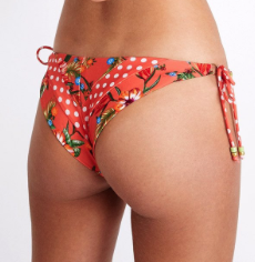 BAS DE BIKINI BANANA MOON DOLCEVITA ORANGE LIEN A NOUER
