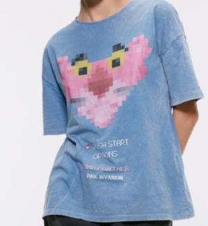 T-SHIRT PINK PANTHER ™ zara