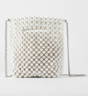 MINI SAC SCEAU PERLES ZARA