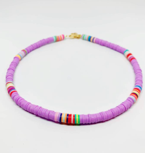 Pompons et Coquillages Collier SUNRISE