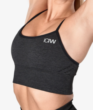 ICIW SEAMLESS SPORT BRA GRAPHITE MELANGE ICIW