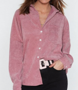 Chemise en velours côtelé NASTY GAL