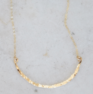 SLEEPING MOON NECKLACE BARRACUDA MOON JEWELRY