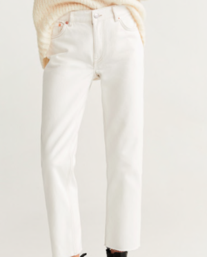 Jean straight crop Sayana MANGO