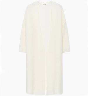 gilet long blanc american vintage place des tendances