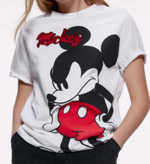 T-SHIRT MICKEY MOUSE ©DISNEY ZARA