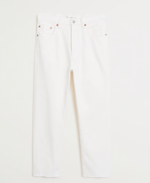 Jean straight-fit crop MANGO