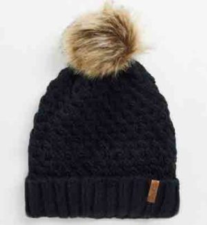 Roxy – Snow Blizzard – Bonnet à pompon – Noir