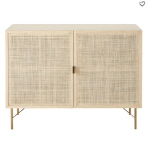 Buffet 2 portes cannage en rotin MAISONS DU MONDE