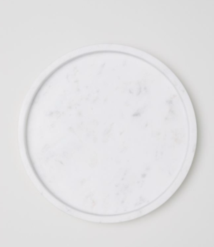 Plateau rond en marbre H&M Home
