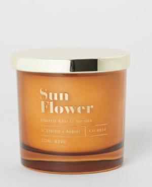 Bougie parfumée avec couvercle H&M HOME