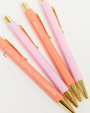 Typo – Hex – Lot de stylos