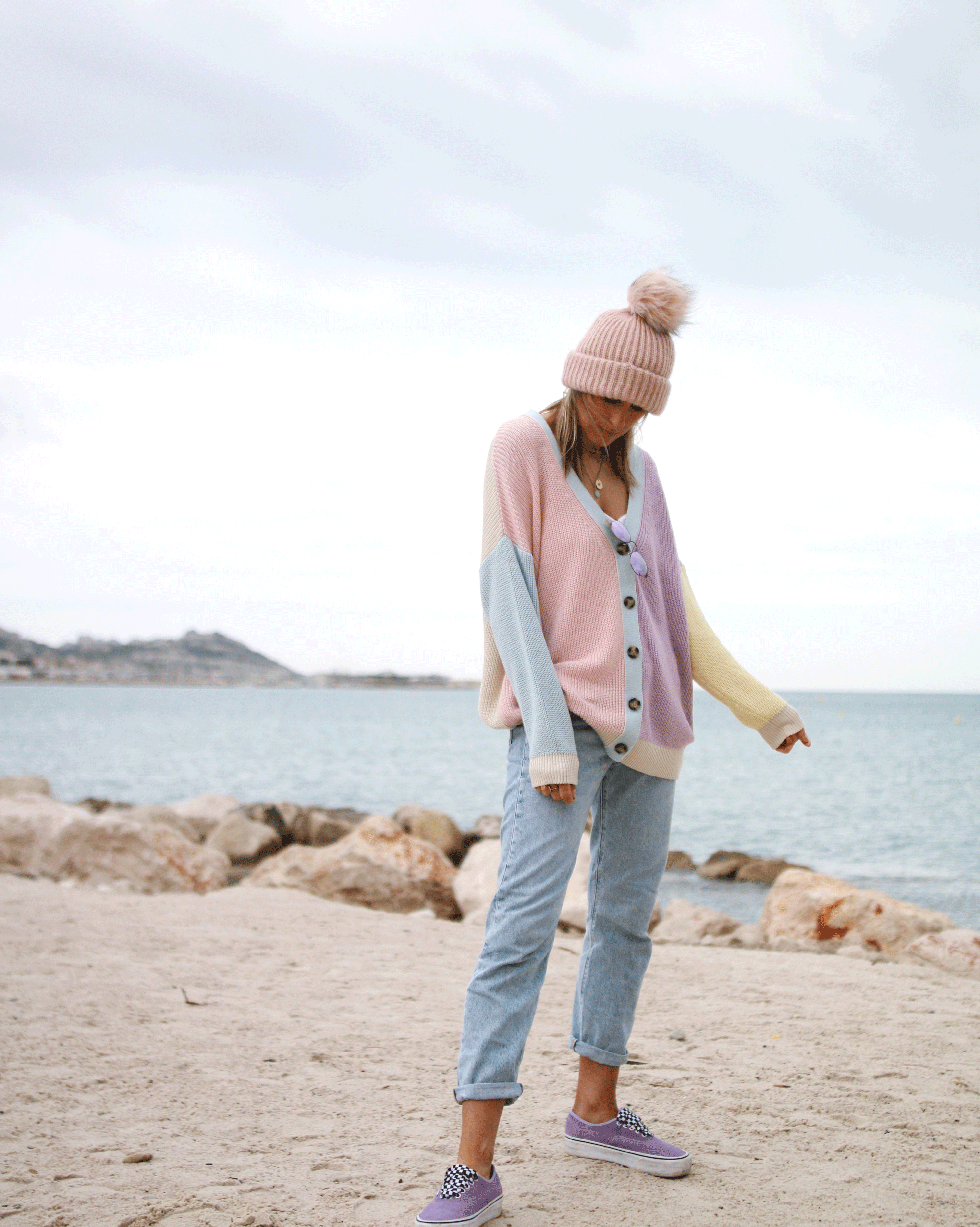 @chon.and.chon cardigan et jeans look