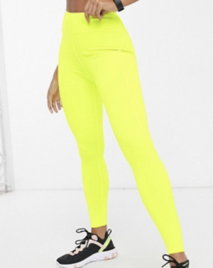 ASOS 4505 – Legging de course avec liens à la taille et logo emblématique