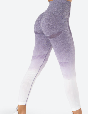 Ombre 7/8 Seamless Tights Purple Wmn I CAN I WILL