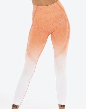Ombre 7/8 Seamless Tights Fire Orange Wmn I CAN I WILL