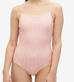 Cross-back tie swimsuit monki