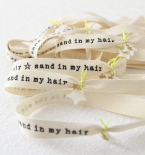 Bracelet ruban – salt & sand n°1 ATELIER HER