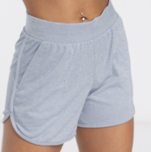 Nike – Short de yoga côtelé – Bleu