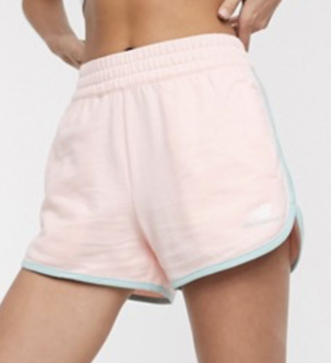 New Balance – Short style rétro – Rose pastel