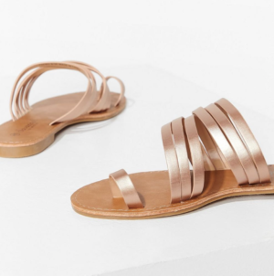 Mules plates multibrides effet métallisé NASTY GAL