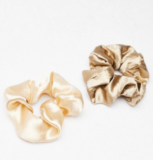 Tie It Up 2-Pc Satin Scrunchies nasty gal