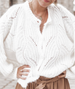 Carl Blanc – Gilet Mohair Pretty Wire