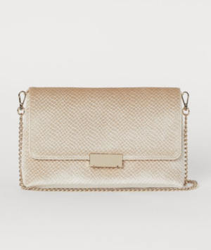 Pochette en velours H&M