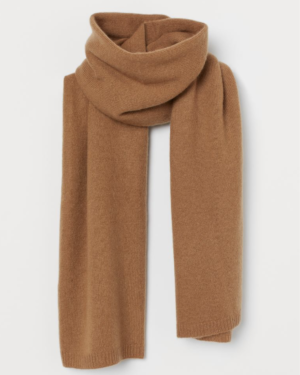 Écharpe en cachemire marron H&M