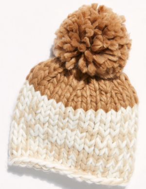 Cozy Up Color Block Pom Beanie free people BONNET