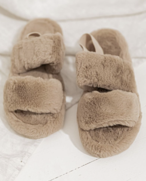 Douceur Taupe – Chaussons Cocooning PRETTY WIRE