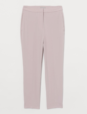 Pantalon cigarette ROSE POUDRé H&M