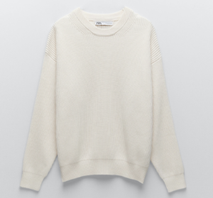 PULL EN MAILLEECRU ZARA