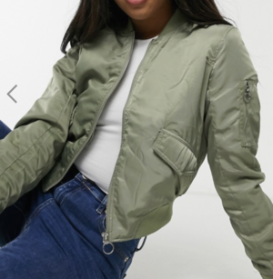 Pull&Bear – Bomber – Kaki